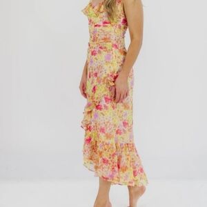 Astr Luvita Multi Color Floral Dress